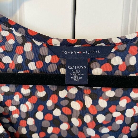 TOMMY HILFIGER | Polka Dot Ruffled Blouse - Picture 4 of 9